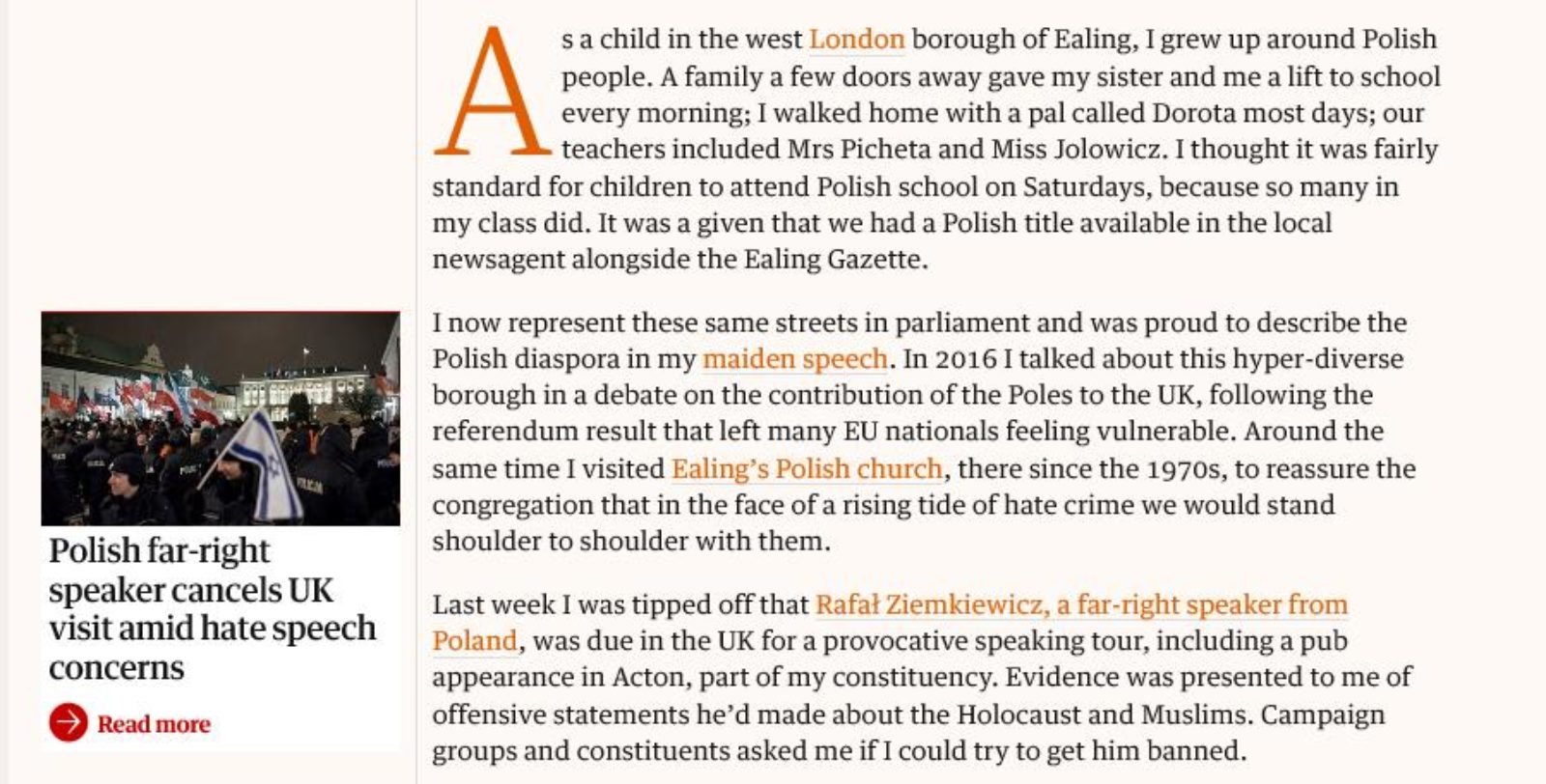 The Guardian - Why hasn’t the UK banned this far-right purveyor of hate speech?