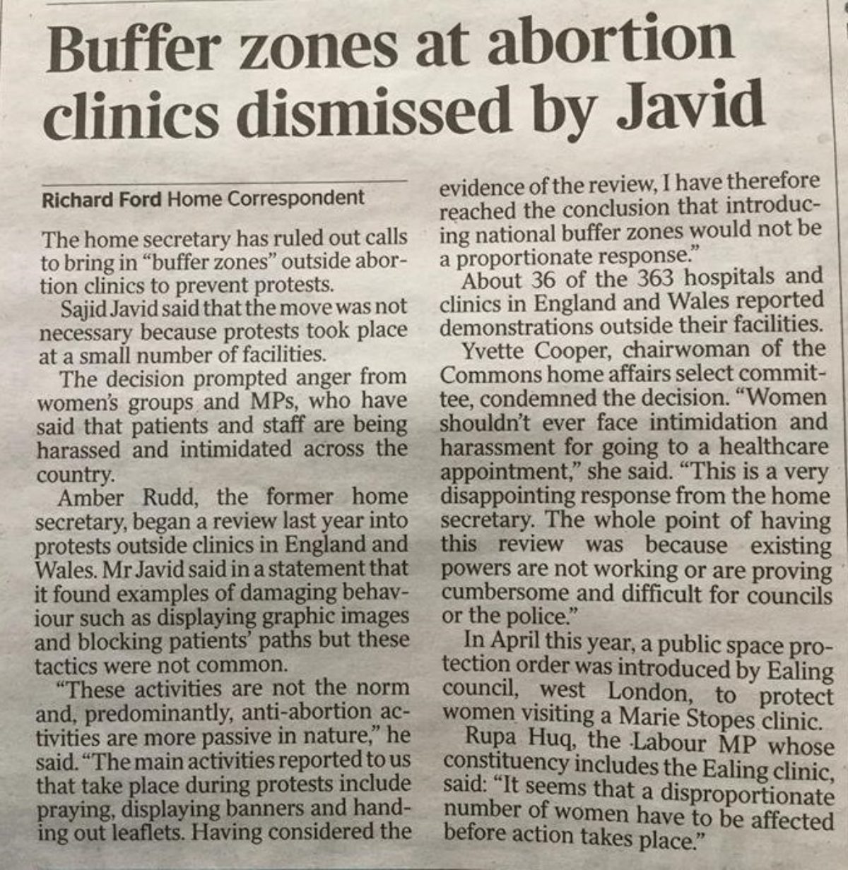 The Times - Buffer Zones