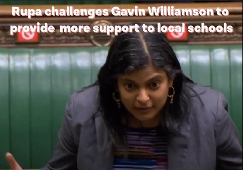 Shafted: Rupa Huq asks Gavin Williamson to provide local schools with the support they need